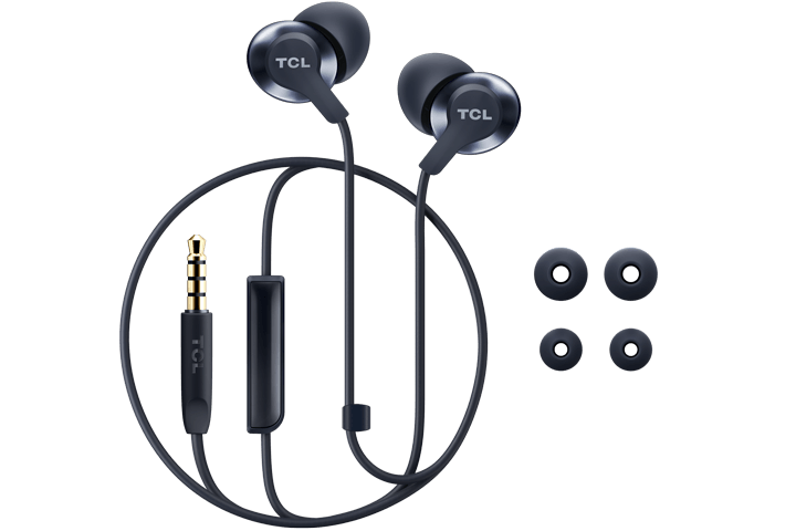 TCL Midnight Blue In-ear Headphones with Mic - ELIT200BL