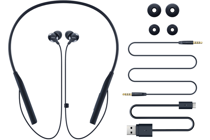 TCL Midnight Blue Active Noise Cancelling In-ear Headphones with Mic - ELIT200NCBL