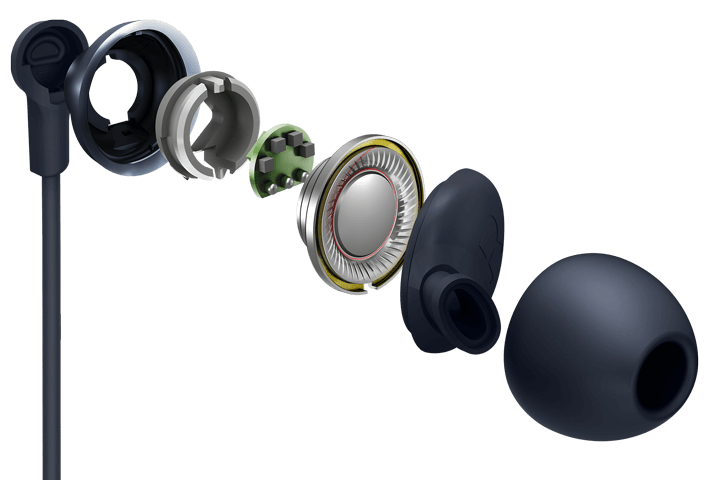 TCL Midnight Blue Active Noise Cancelling In-ear Headphones with Mic - ELIT200NCBL