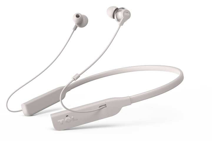 TCL Cement Gray Active Noise Cancelling In-ear Headphones with Mic - ELIT200NCWT