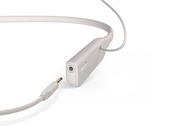 TCL Cement Gray Active Noise Cancelling In-ear Headphones with Mic - ELIT200NCWT