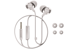 TCL Cement Gray In-ear Headphones with Mic - ELIT200WT