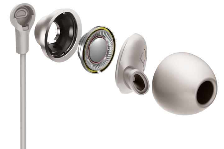 TCL Cement Gray In-ear Headphones with Mic - ELIT200WT