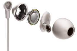 TCL Cement Gray In-ear Headphones with Mic - ELIT200WT