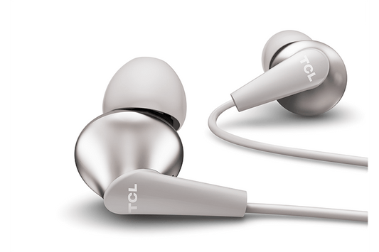 TCL Cement Gray In-ear Headphones with Mic - ELIT300WT