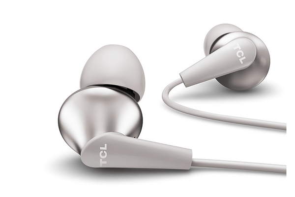 TCL Cement Gray In-ear Headphones with Mic - ELIT300WT | TCL USA