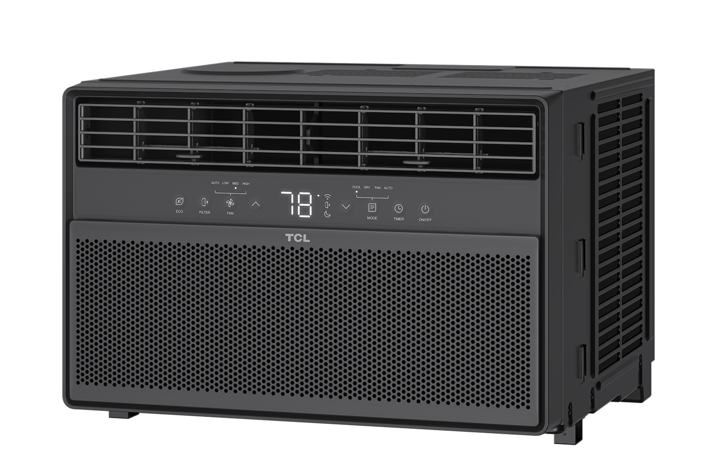 TCL 8,000 BTU Smart Inverter Window AC - Black