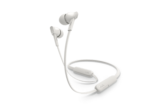 TCL Ash White Wireless In-ear Bluetooth Headphones with Mic - MTRO100BTWT