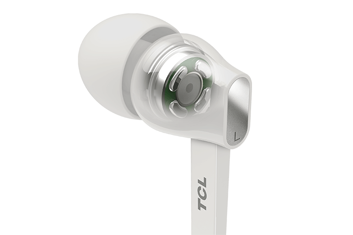 TCL Ash White Wireless In-ear Bluetooth Headphones with Mic - MTRO100BTWT