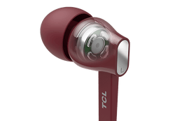 TCL Burgundy Crush Wireless In-ear Bluetooth Headphones with Mic - MTRO100BTRD