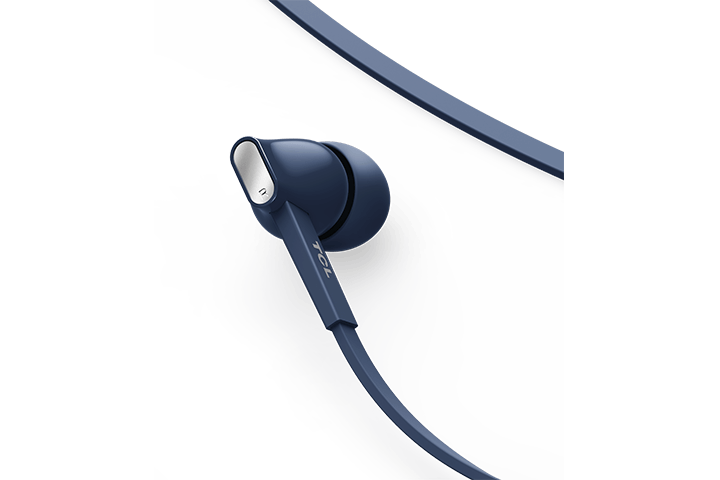 TCL Slate Blue Wireless In-ear Bluetooth Headphones with Mic - MTRO100BTBL
