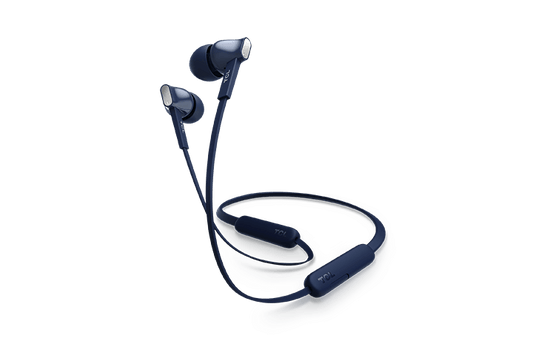 TCL Slate Blue Wireless In-ear Bluetooth Headphones with Mic - MTRO100BTBL