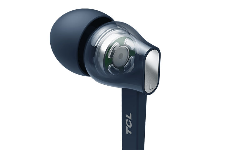 TCL Slate Blue Wireless In-ear Bluetooth Headphones with Mic - MTRO100BTBL