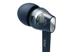 TCL Slate Blue Wireless In-ear Bluetooth Headphones with Mic - MTRO100BTBL