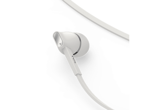 TCL Ash White In-ear Headphones with Mic - MTRO100WT