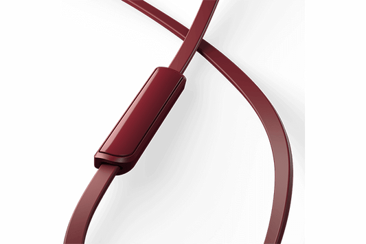 TCL Burgundy Crush In-ear Headphones with Mic - MTRO100RD