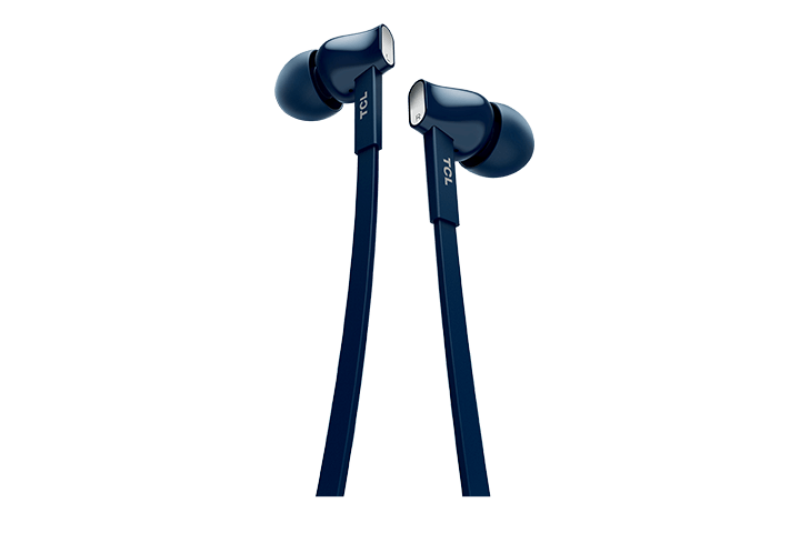 TCL Slate Blue In-ear Headphones with Mic - MTRO100BL