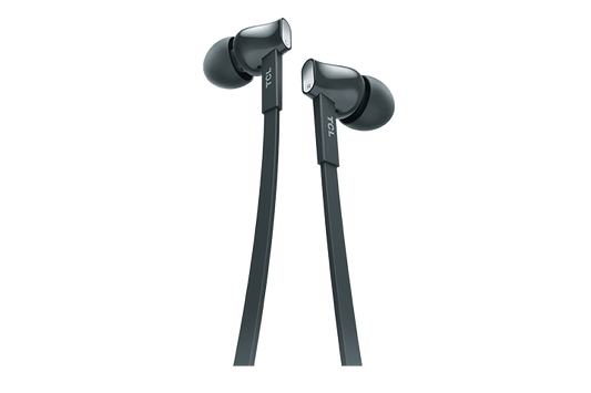 TCL Shadow Black In-ear Headphones with Mic - MTRO100BK