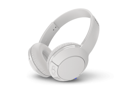 TCL Ash White Wireless On-ear Bluetooth Headphones with Mic - MTRO200BTWT