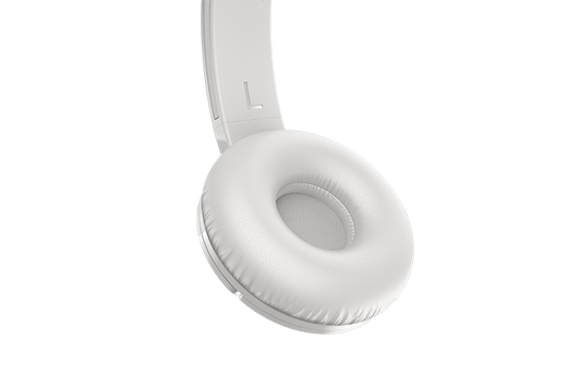 TCL Ash White Wireless On-ear Bluetooth Headphones with Mic - MTRO200BTWT