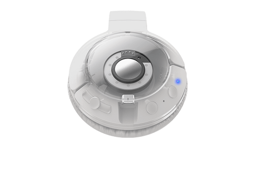 TCL Ash White Wireless On-ear Bluetooth Headphones with Mic - MTRO200BTWT