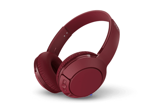 TCL Burgundy Crush Wireless On-ear Bluetooth Headphones with Mic - MTRO200BTRD