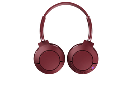 TCL Burgundy Crush Wireless On-ear Bluetooth Headphones with Mic - MTRO200BTRD