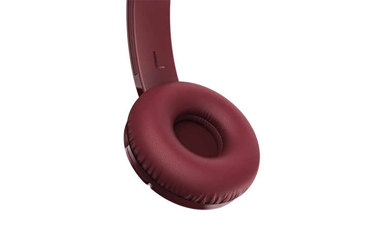TCL Burgundy Crush Wireless On-ear Bluetooth Headphones with Mic - MTRO200BTRD