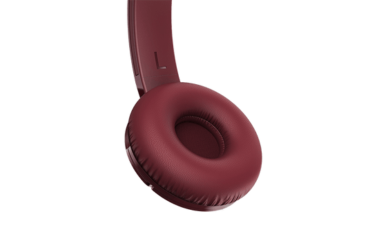 TCL Burgundy Crush Wireless On-ear Bluetooth Headphones with Mic - MTRO200BTRD