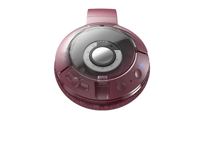 TCL Burgundy Crush Wireless On-ear Bluetooth Headphones with Mic - MTRO200BTRD