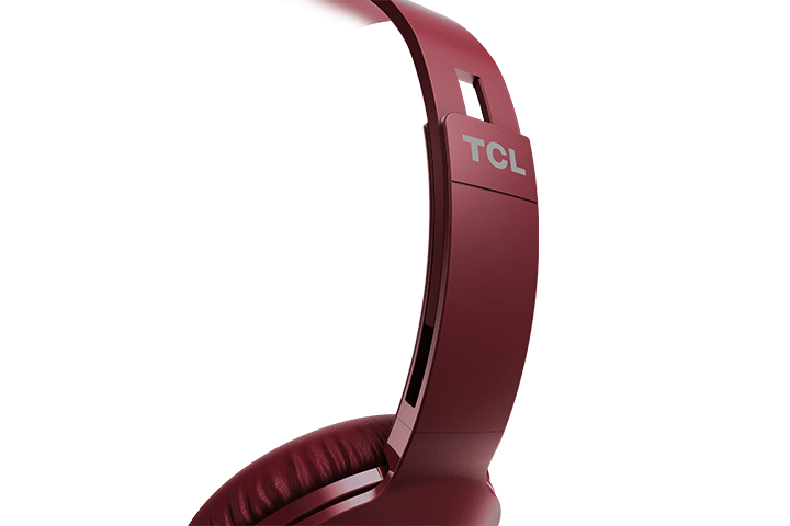 TCL Burgundy Crush Wireless On-ear Bluetooth Headphones with Mic - MTRO200BTRD