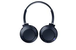 TCL Slate Blue Wireless On-ear Bluetooth Headphones with Mic - MTRO200BTBL