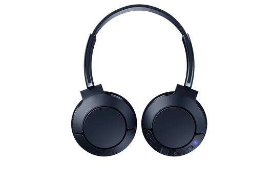 TCL Slate Blue Wireless On-ear Bluetooth Headphones with Mic - MTRO200BTBL