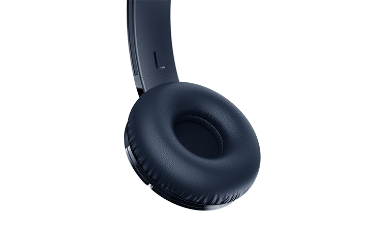 TCL Slate Blue Wireless On-ear Bluetooth Headphones with Mic - MTRO200BTBL