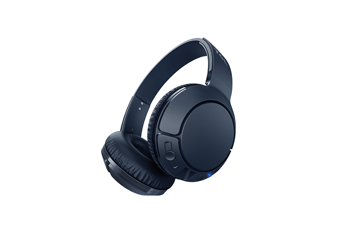 TCL Slate Blue Wireless On-ear Bluetooth Headphones with Mic - MTRO200BTBL