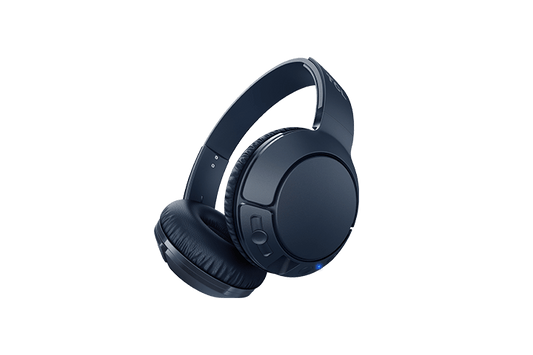 TCL Slate Blue Wireless On-ear Bluetooth Headphones with Mic - MTRO200BTBL