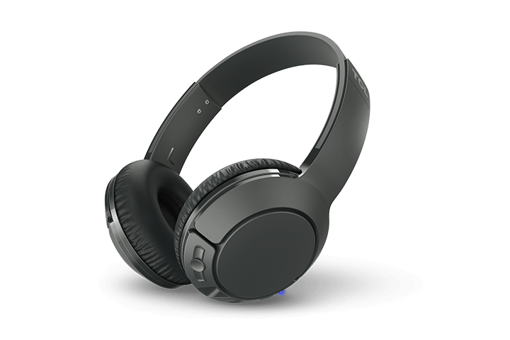 TCL Shadow Black Wireless On-ear Bluetooth Headphones with Mic - MTRO200BTBK