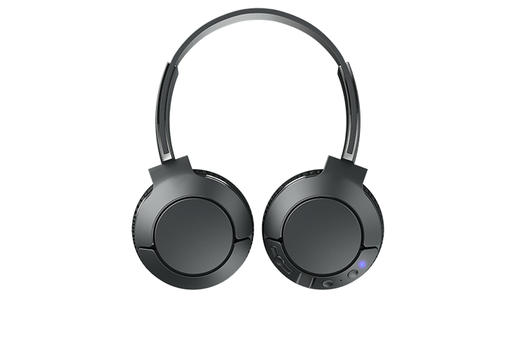 TCL Shadow Black Wireless On-ear Bluetooth Headphones with Mic - MTRO200BTBK