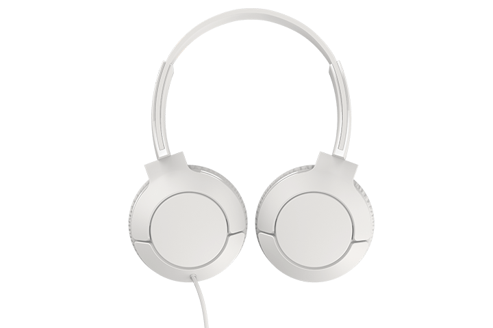 TCL Ash White On-ear Headphones with Mic - MTRO200WT