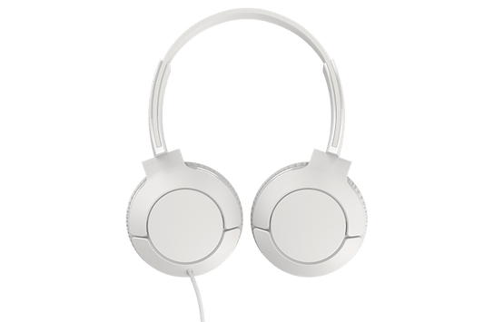 TCL Ash White On-ear Headphones with Mic - MTRO200WT