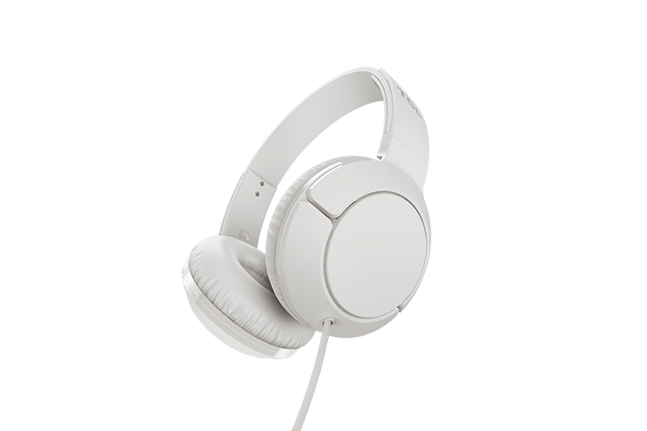 TCL Ash White On-ear Headphones with Mic - MTRO200WT