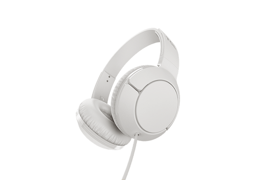 TCL Ash White On-ear Headphones with Mic - MTRO200WT