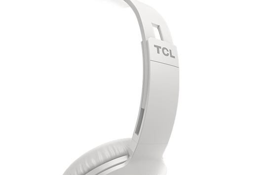 TCL Ash White On-ear Headphones with Mic - MTRO200WT