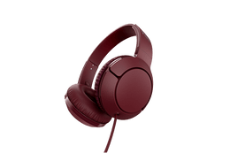 TCL Burgundy Crush On-ear Headphones with Mic - MTRO200RD