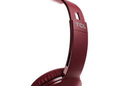 TCL Burgundy Crush On-ear Headphones with Mic - MTRO200RD
