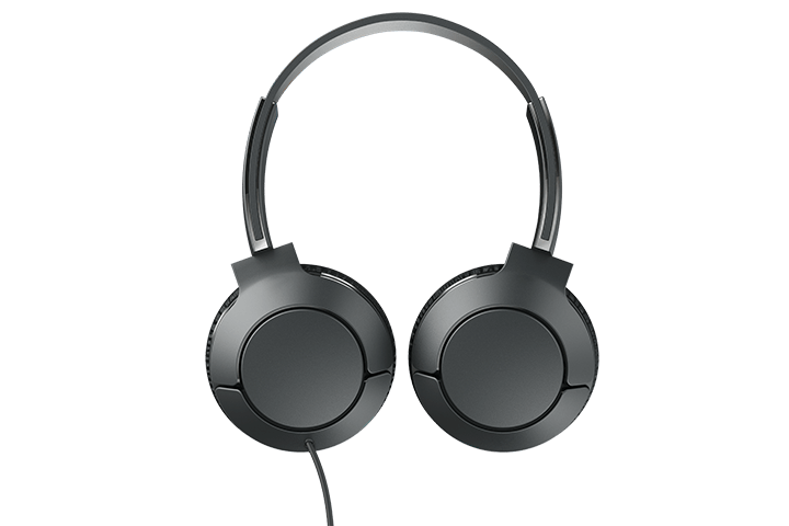 TCL Shadow Black On-ear Headphones with Mic - MTRO200BK