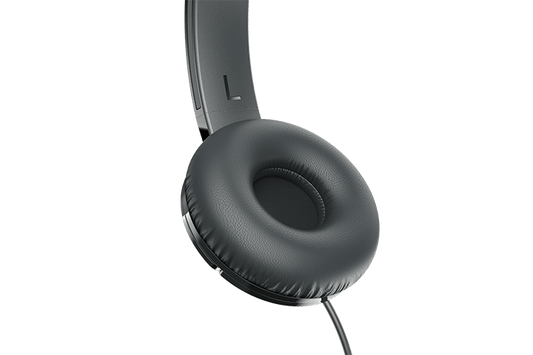 TCL Shadow Black On-ear Headphones with Mic - MTRO200BK