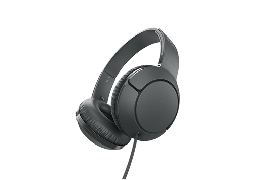 TCL Shadow Black On-ear Headphones with Mic - MTRO200BK