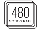 Motion Rate 480 with MEMC Frame Insertion