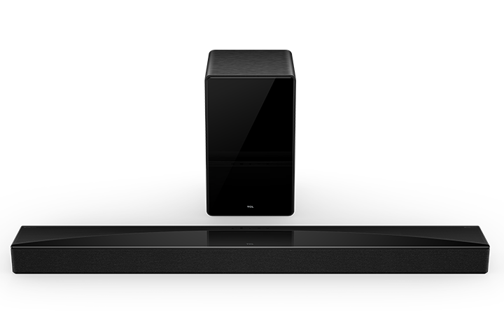 TCL Q75H Q Class 5.1.2 Channel Soundbar with Dolby Atmos, Ray Danz Technology, and Wireless Subwoofer